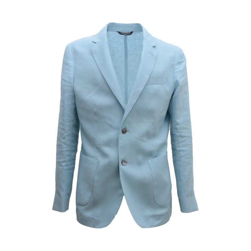giacca messagerie UOMO AZZURRA - 079164 T09965 RUPERT vista frontale