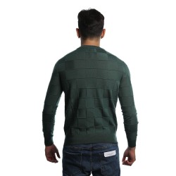 maglioncino +39 masq UOMO VERDE - I22-MASQ9057-12-00 vista posteriore