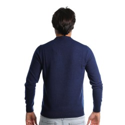 maglioncino mqj UOMO BLU - I22-MQJ1124-12-00 vista posteriore