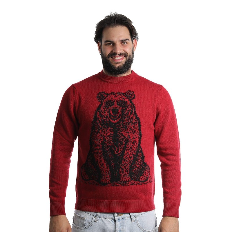 maglioncino mqj UOMO ROSSO - I22-MQJ1041-7-00