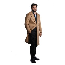 cappotto marsem UOMO CAMMELLO - MARSEM CAP051 vista frontale