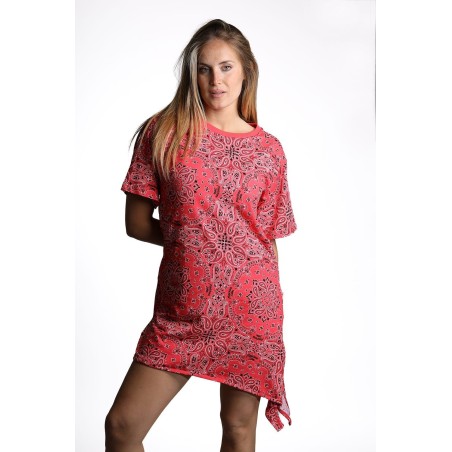 abito moschino DONNA 1215 ROSSO - V2A2632 - 9432 vista frontale indossato