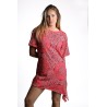 abito moschino DONNA 1215 ROSSO - V2A2632 - 9432 vista frontale indossato