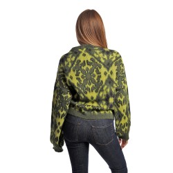 maglione jijil DONNA VERDE - JPI23MK165 vista posteriore indossato