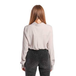 camicia jijil DONNA GHIACCIO - JPI23CA098  vista posteriore indossata