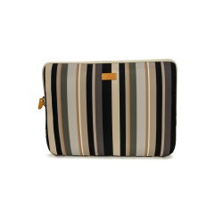 borsa per pc gallo UNISEX NERA E PANNA 11765 - AP514096 vista frontale