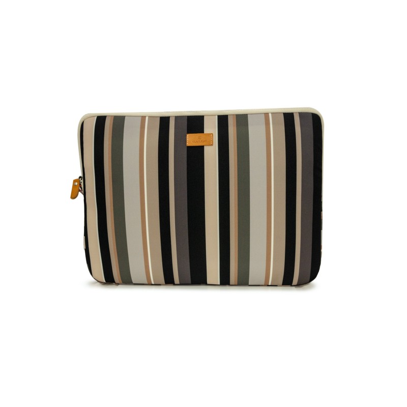 borsa per pc gallo UNISEX NERA E PANNA 11765 - AP514096 vista frontale