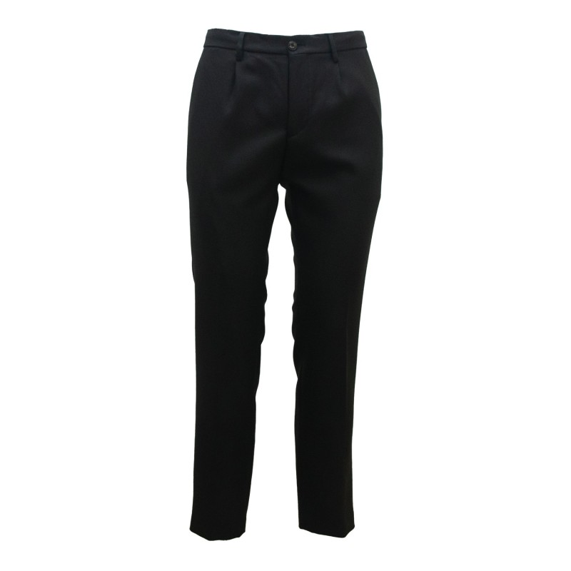 pantalone michael coal UOMO NERO - MCDEN3101F23 vista frontale