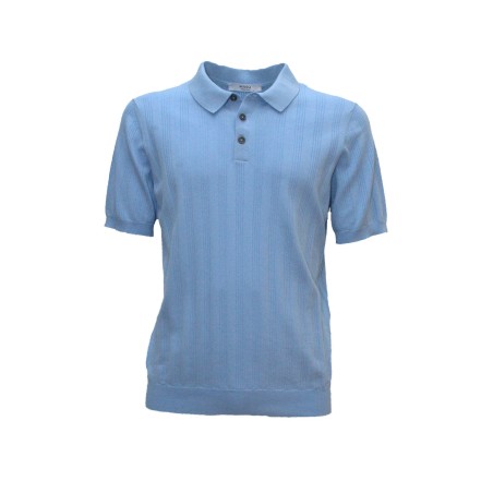 polo +39 masq UOMO AZZURRA 600 600 - P24-M7030-14-01 vista frontale