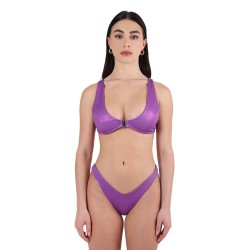 costume triangolo sontèn DONNA VIOLA - SON261 - DEVENDRA vista frontale indossato