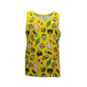 t-shirt moschino UOMO GIALLA 1028 - V3A8901 - 9413 vista frontale