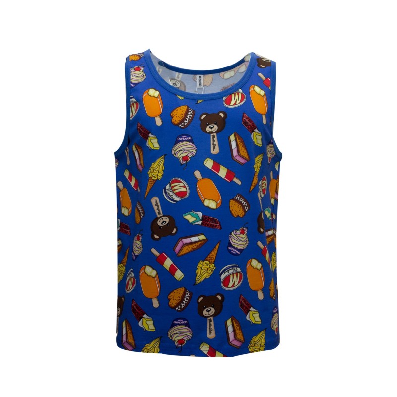 t-shirt moschino UOMO BLU 1318 - V3A8901 - 9413 vista frontale