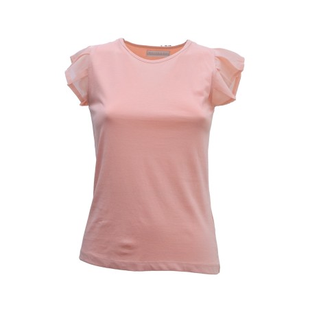 t-shirt censured DONNA PESCA ANEMONE PINK - TW C272 T JSGE 410 vista frontale