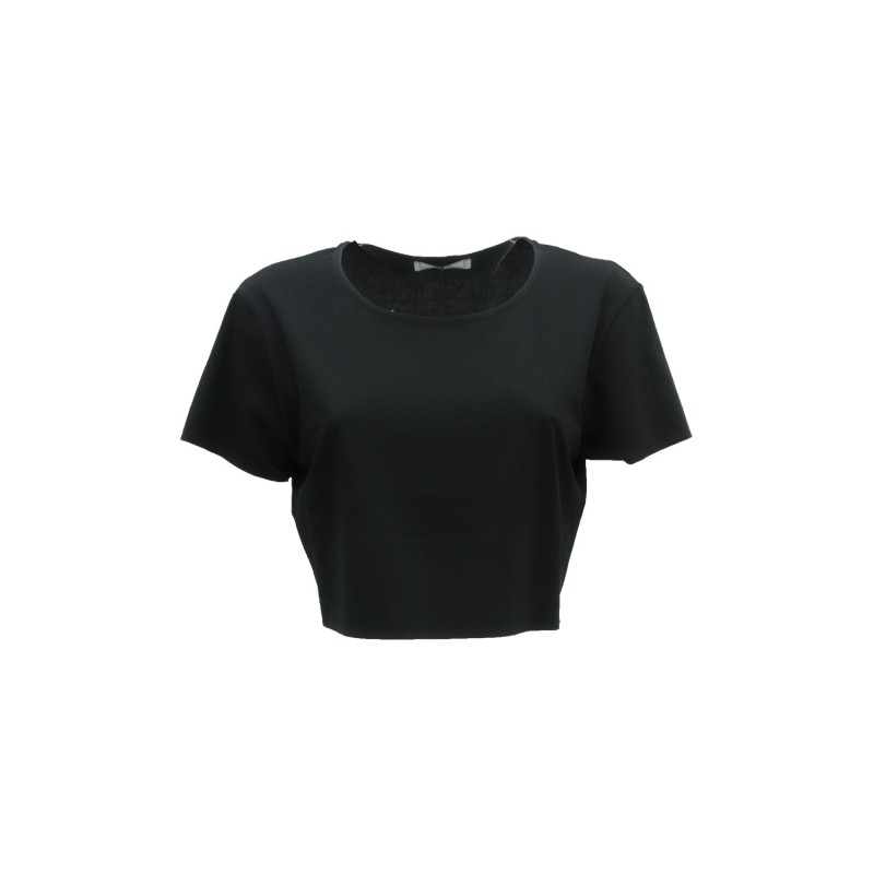 t-shirt jijil DONNA NERA - JPE24TS224 vista frontale