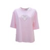 t-shirt jijil DONNA ROSA CHIARO PINK - JPE24TS058 vista frontale