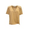 t-shirt jijil DONNA CAMMELLO - JPE24TS419 vista frontale