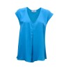 camicia jijil DONNA TURCHESE - JPE24BL298 vista frontale