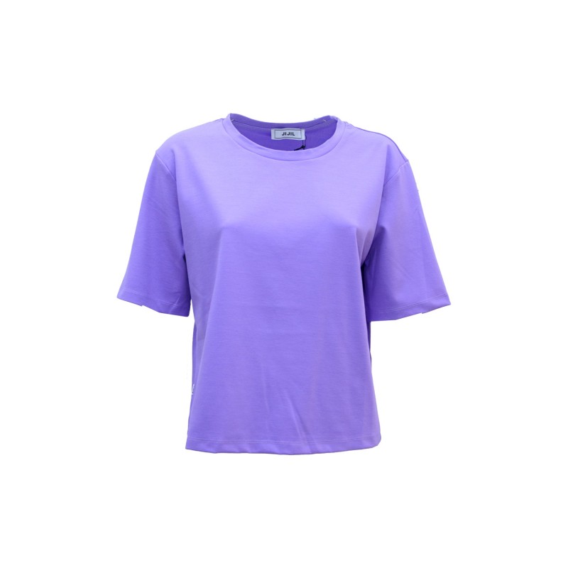 t-shirt jijil DONNA LILLA BABY LAVANDA - JPE24TS057 vista frontale