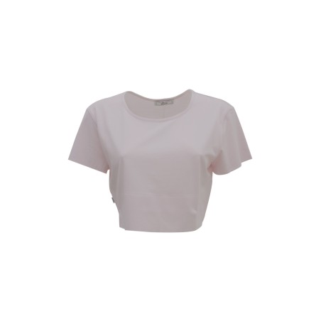 t-shirt jijil DONNA ROSA CHIARO PINK - JPE24TS224 vista frontale