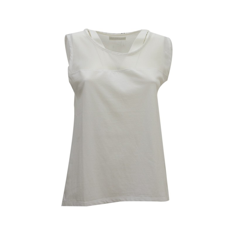t-shirt censured DONNA OFF WHITE - TW C275 T JSGE 01 vista frontale