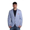 giacca bharnaba philosophy UOMO AZZURRA - TEDOLD - R7002 vista frontale