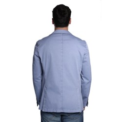 giacca bharnaba philosophy UOMO AZZURRA - TEDOLD - R7002 vista posteriore