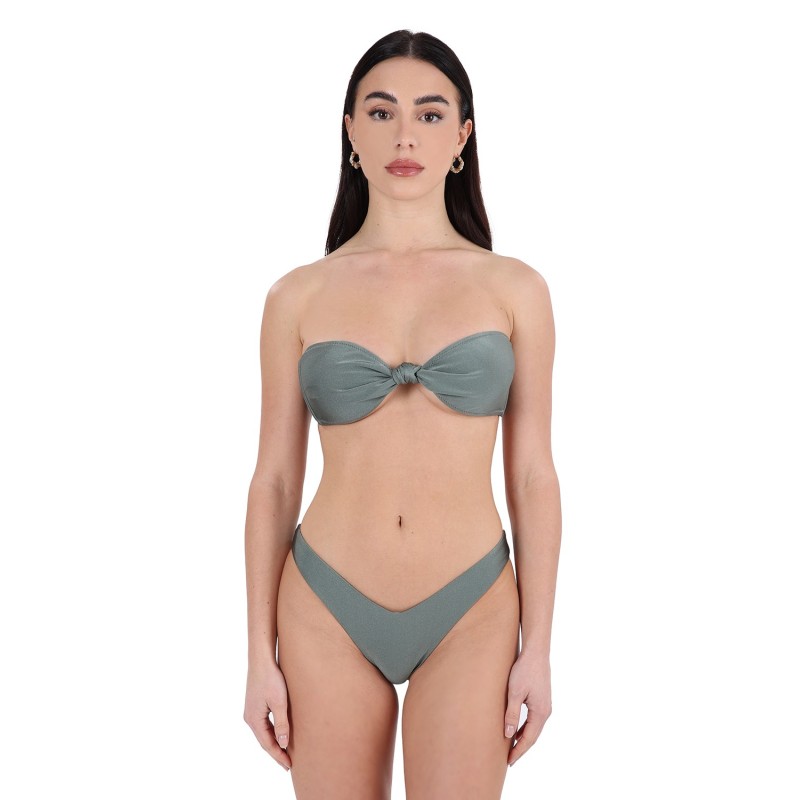 costume fascia sontèn DONNA VERDE MILITARE - SON333 - TAYLOR  vista frontale