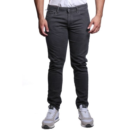 jeans cycle UOMO 11 NERO TOUCH STRETCH SKINNY ENZYME WASH - 441P504 vista frontale indossato