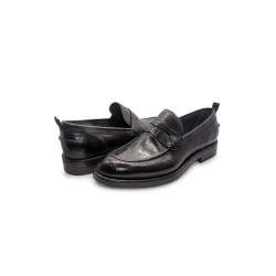 mocassini brecos UOMO NERI - 20085U vista frontale