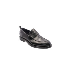 mocassini brecos UOMO NERI - 20085U vista laterale