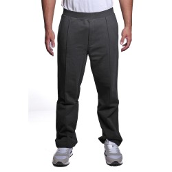 pantalone tuta moschino UOMO NERO 0555 - V1A6809 - 4420 vista frontale indossato