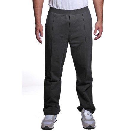 pantalone tuta moschino UOMO NERO 0555 - V1A6809 - 4420 vista frontale indossato