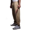 pantalone tuta moschino UOMO BEIGE 0091 - V1A6810 - 4413 vista laterale indossato
