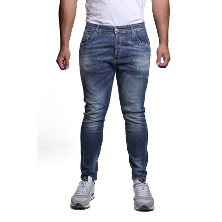 jeans maison 9 paris UOMO BLU - M9J226 vista frontale indossato