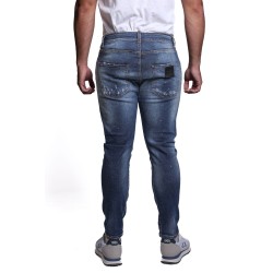 jeans maison 9 paris UOMO BLU - M9J226 vista posteriore indossato