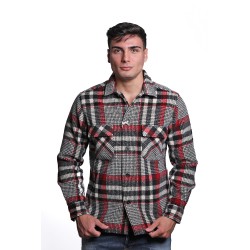 camicia alessandro lamura UOMO MULTICOLORE - JAMESJQ2 vista frontale indossata