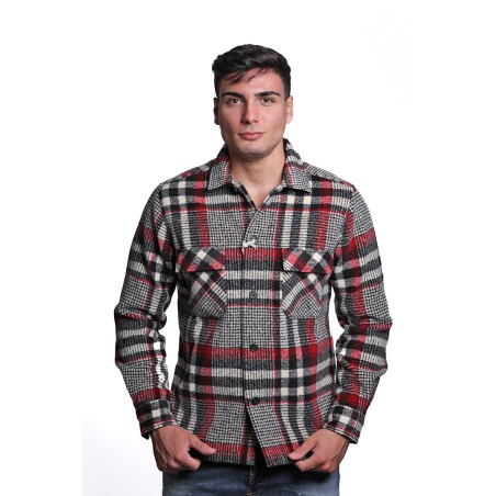 camicia alessandro lamura UOMO MULTICOLORE - JAMESJQ2 vista frontale indossata