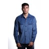 camicia alessandro lamura UOMO BLU - SHIRT JACKET vista frontale indossata