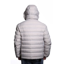giubbino peuterey UOMO GRIGIO CHIARO 715 - BOGGS CJ 03 - PEU5212 vista posteriore indossato