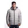 giubbino peuterey UOMO GRIGIO CHIARO 715 - BOGGS CJ 03 - PEU5212 vista frontale indossato