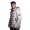 giubbino peuterey UOMO GRIGIO CHIARO 715 - BOGGS CJ 03 - PEU5212 vista laterale indossato