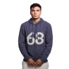 maglione sun68 UOMO 07 NAVY BLUE - K44187 vista frontale indossato
