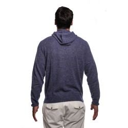 maglione sun68 UOMO 07 NAVY BLUE - K44187 vista posteriore indossato