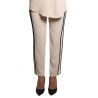 pantalone jijil DONNA AVORIO E NERO - JPI24PA022 vista frontale indossato