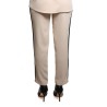 pantalone jijil DONNA AVORIO E NERO - JPI24PA022 vista posteriore indossato