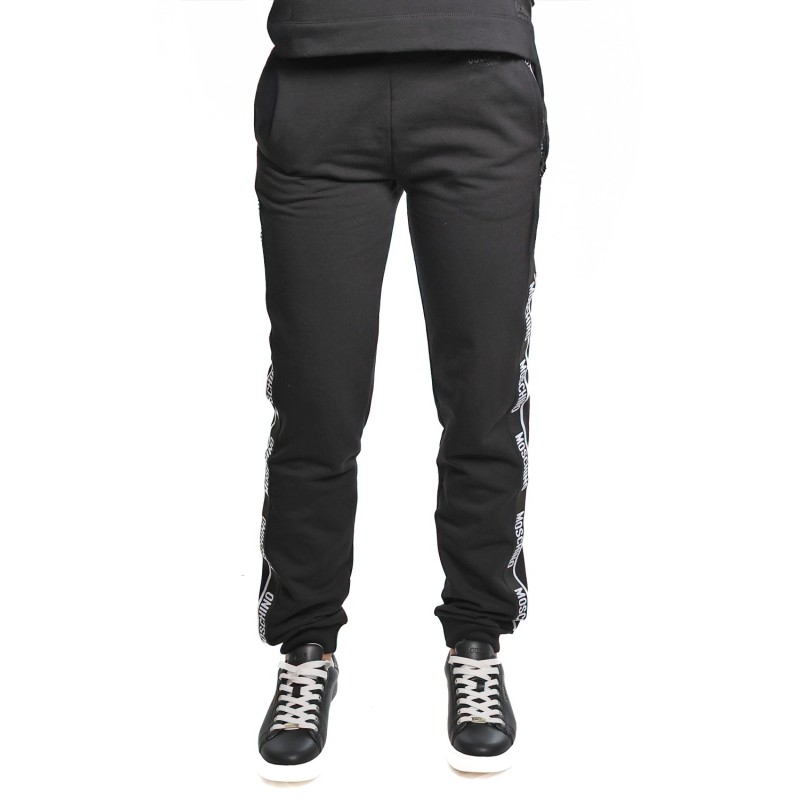 pantalone tuta moschino DONNA NERO 0555 - V6A6892 - 4424 vista frontale indossato