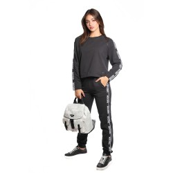 pantalone tuta moschino DONNA NERO 0555 - V6A6892 - 4424 vista completo laterale