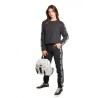 pantalone tuta moschino DONNA NERO 0555 - V6A6892 - 4424 vista completo laterale