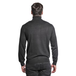 dolcevita refrigue UOMO BLACK - 2811W00066 vista posteriore indossato