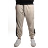 pantalone tuta maison 9 paris UOMO CREMA/NERO - M9P4361 vista frontale indossato